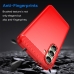 Capa Smartphone Galaxy S24 FE - TPU Escovado Vermelho