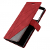 Capa de Couro para Samsung Galaxy Note 20 Ultra Vermelho