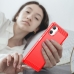 Capinha Celular Galaxy A06 - TPU Escovado Vermelho