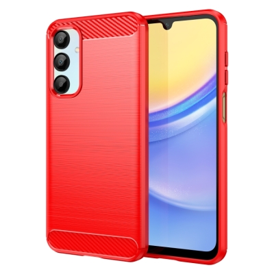 Capinha Samsung A16 - TPU Escovado Vermelho