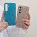 Capa Samsung Galaxy S24 FE - TPU Glitter Azul