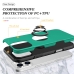 Capinha iPhone 16 PRO MAX - TPU Anel de Suporte Verde