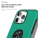 Capinha iPhone 16 PRO MAX - TPU Anel de Suporte Verde