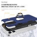 Capa iPhone 16 PRO - TPU Anel de Suporte Azul