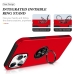 Capa iPhone 16 PRO - TPU Anel de Suporte Vermelho