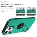 Capa iPhone 16 PRO - TPU Anel de Suporte Verde