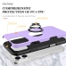 Capa iPhone 16 PRO - TPU Anel de Suporte Roxo