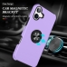 Capa iPhone 16 Plus - TPU Anel de Suporte Roxo