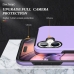 Capa iPhone 16 Plus - TPU Anel de Suporte Roxo