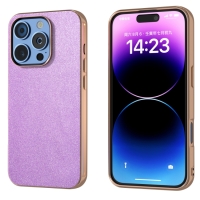 Capa iPhone 16 PRO MAX - Glitter Roxo