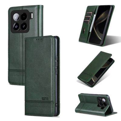 Capinha Celular Xiaomi 15 - Flip Carteira Verde