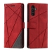 Capinha Galaxy S25 - Flip Skin Feel Vermelho