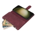 Capa Samsung Galaxy S25+ PLUS - Flip Carteira Vinho