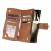 Capa Samsung Galaxy S25+ PLUS - Flip Carteira Marrom