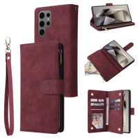 Capa Samsung Galaxy S25 ULTRA - Flip Carteira Vinho