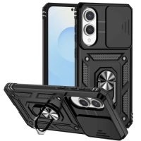Capa Samsung S25 EDGE - Anel de Suporte e Protetor de Câmera