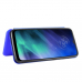 Capa Motorola One Fusion Flip Azul