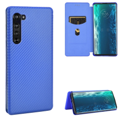 Capa Motorola Edge Flip Azul