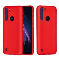 Capa Smartphone Motorola One Fusion - Silicone Vermelho