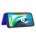 Capa Motorola Moto G9 Play Flip Azul