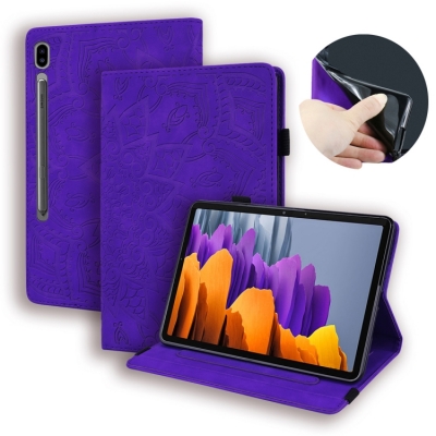 Capa para Samsung Tab S8+ Plus - Desenhos Roxo