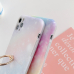 Capa iPhone 12 Pro Glitter com Anel Rosa-Azul