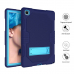Capa Samsung Tab A7 com Suporte Azul