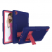 Capa Samsung Tab A7 com Suporte Azul-Rosa