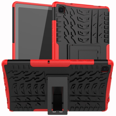 Capa Samsung Tab A7 2020 TPU e Plástico Vermelho