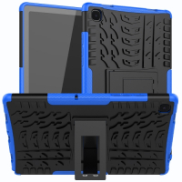 Capa Samsung Tab A7 2020 TPU e Plástico Azul
