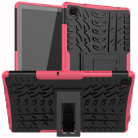 Capa Samsung Tab A7 2020 TPU e Plástico Rosa