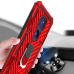 Capa Moto G9 Play com Anel de Suporte Vermelho