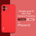 Capinha para iPhone 12 TPU iMak Vermelho