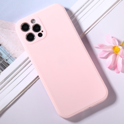 Capinha de Celular iPhone 12 Pro Silicone Rosa