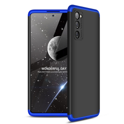 Capa Samsung S20 FE em 3 Partes Preto-Azul