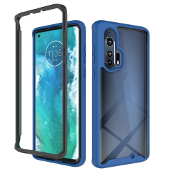Capa para Motorola Edge+ Plus TPU e Plástico Azul