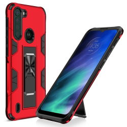 Capa Motorola One Fusion com Suporte Vermelho