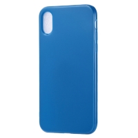 Capa de Celular para Iphone XS Max Silicone - Azul