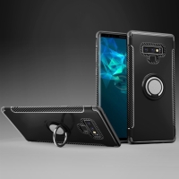 Capa Galaxy Note 9 - TPU com Anel de Suporte Preto