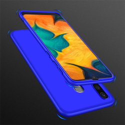 Capa Samsung A20 Cobertura Completa das Bordas Azul