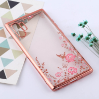 Capa Galaxy Note 10+ Plus Flores Rosa