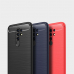 Capa para Xiaomi Redmi 9 TPU Fibra de Carbono Azul