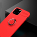 Capa de iPhone 12 Pro com Anel de Suporte Vermelho