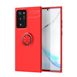 Capa com Anel de Suporte Samsung Note 20 Ultra Vermelho