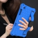 Capa Samsung Tab S6 Lite - Favo de Mel com Alça Azul