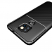 Capa Motorola Moto G9 Play TPU Fibra de Carbono Marrom