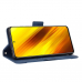 Capa de Couro para Xiaomi Poco X3 NFC Azul
