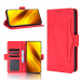 Capa de Couro para Xiaomi Poco X3 NFC Vermelho