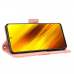 Capa de Couro para Xiaomi Poco X3 NFC Rosa