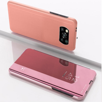 Capa Xiaomi Poco X3 Pro Flip Espelhado Rosê